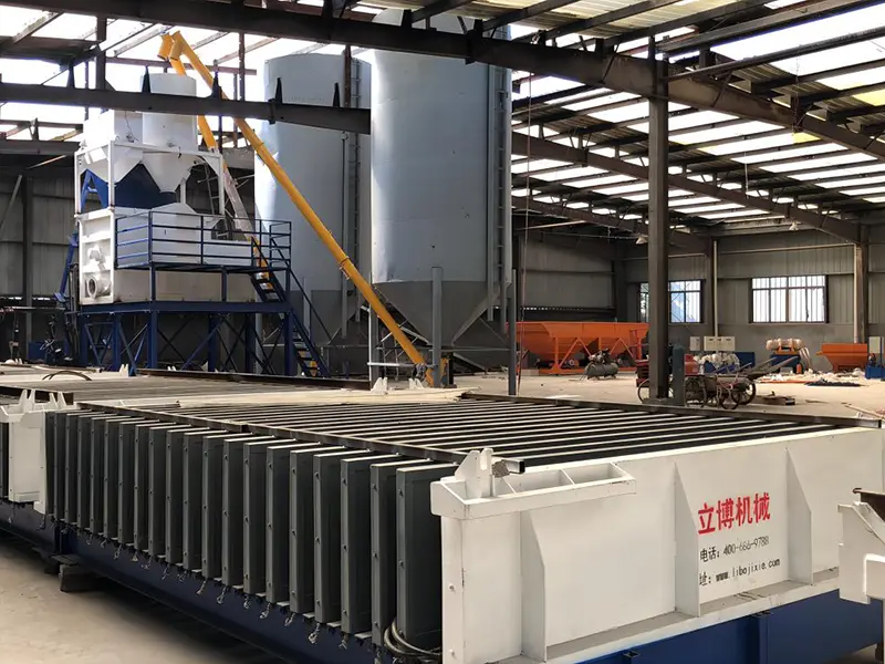 Sement betongveggpanelproduksjonslinje